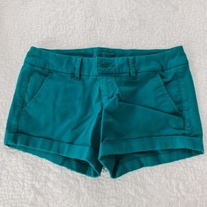 American Eagle Teal Midi Shorts